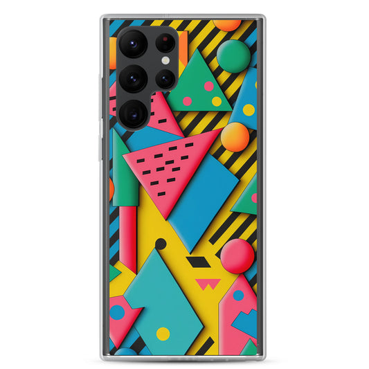 Samsung Case - 80s Dimensional Shapes