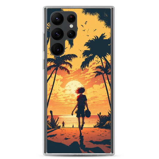 Samsung Case - Sunset Beachgoer