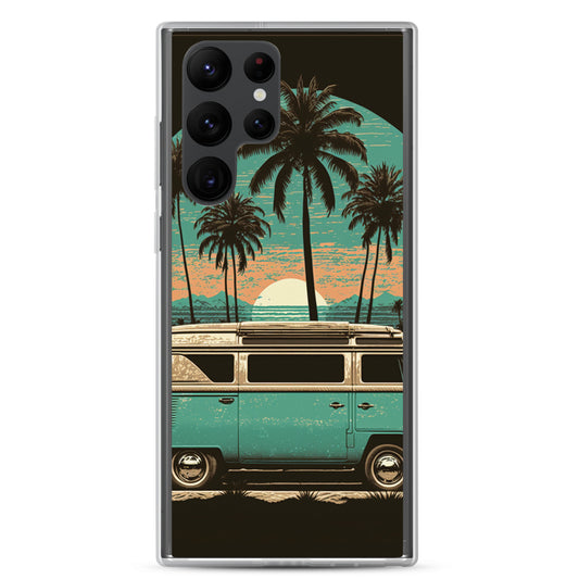 Samsung Case - Teal Beach Camper