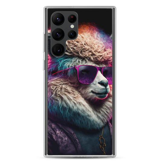 Samsung Case - Synthwave Cool Llama