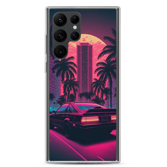 Samsung Case - Synthwave Miami Night