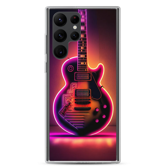 Samsung Case - Synthwave Electric Guitar