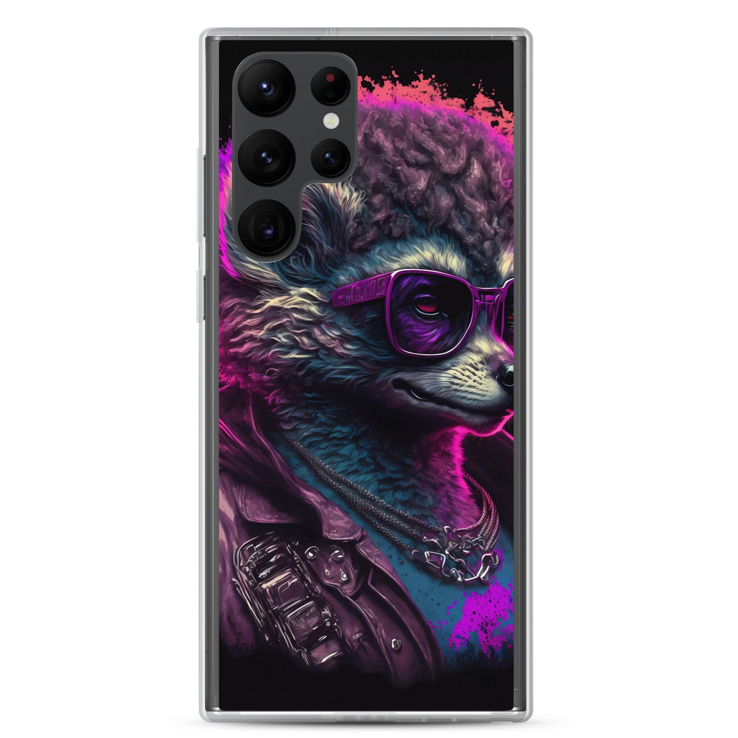 Samsung Case - Synthwave Leather Llama