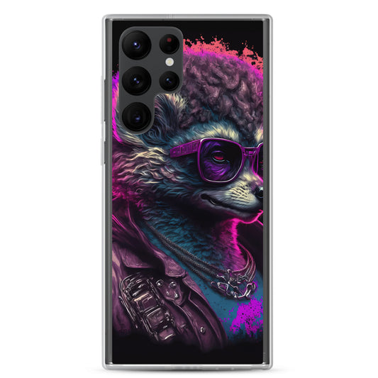 Samsung Case - Synthwave Leather Llama