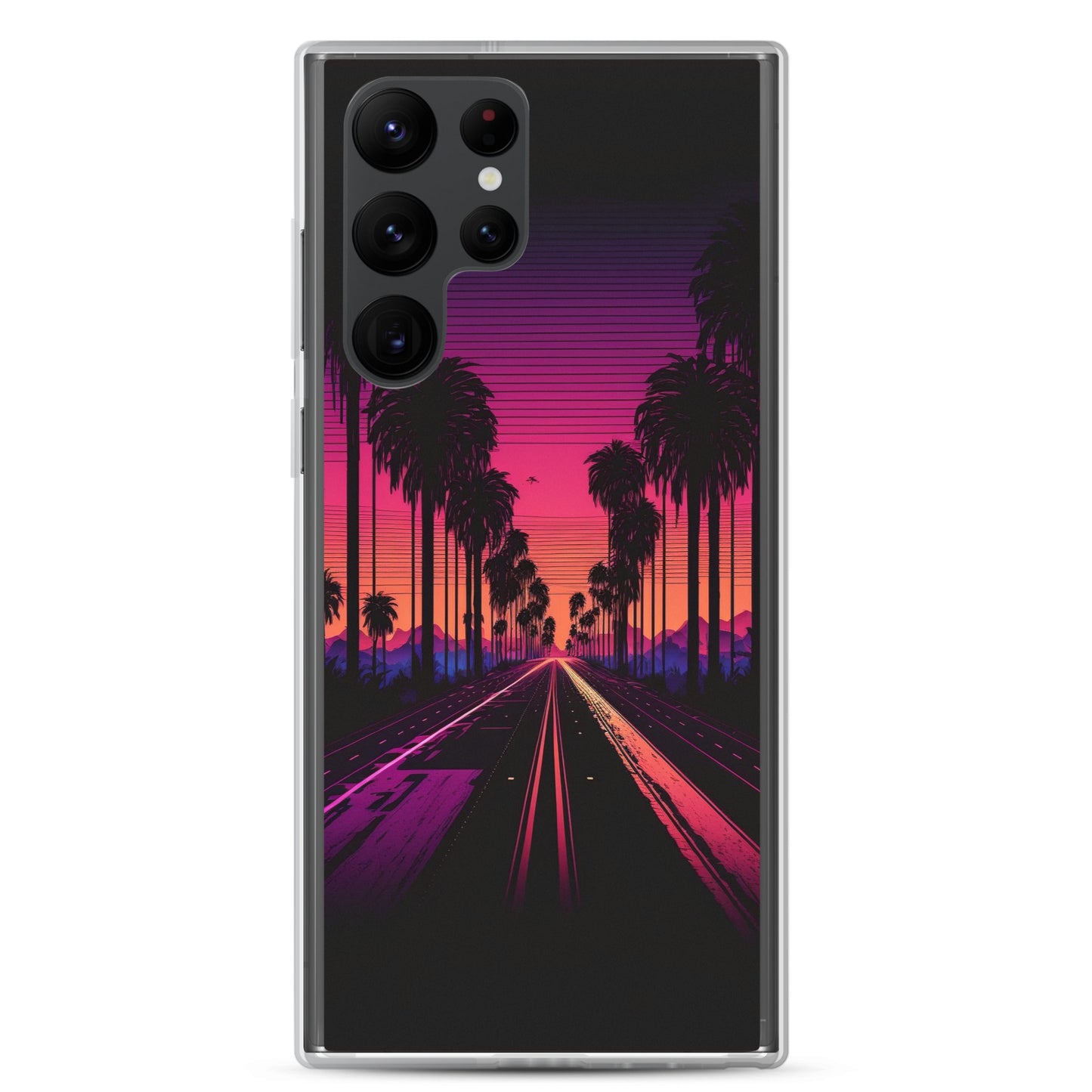 Samsung Case - Synthwave Palm Highway