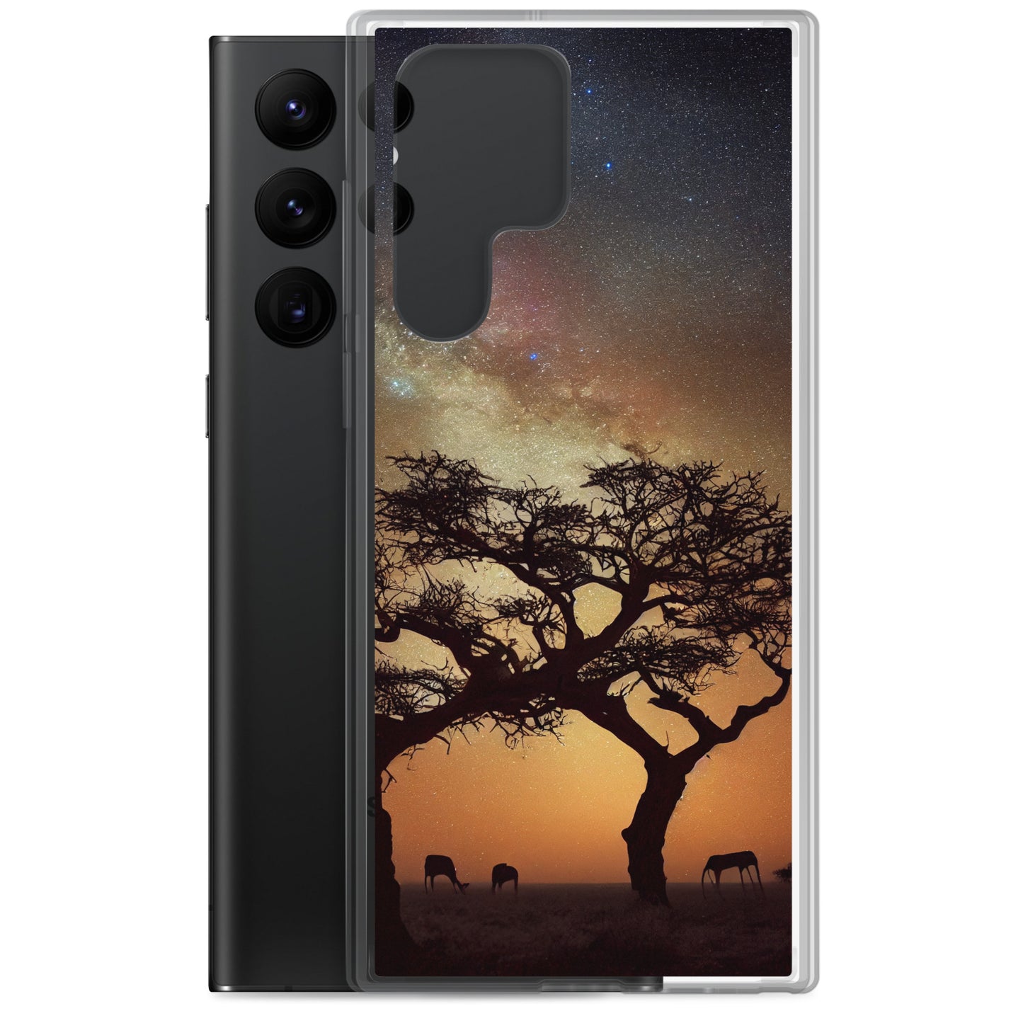 Samsung Case - African Vista - Acacia Tree Under the Milky Way