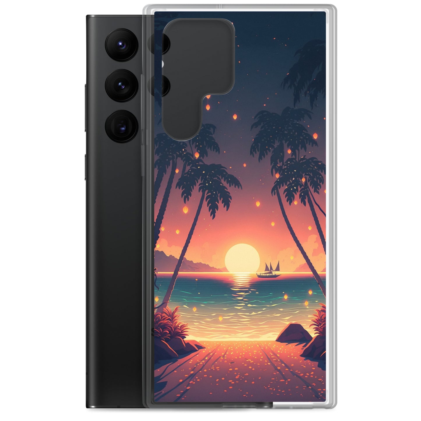 Samsung Case - Dancing Lights at Sunset