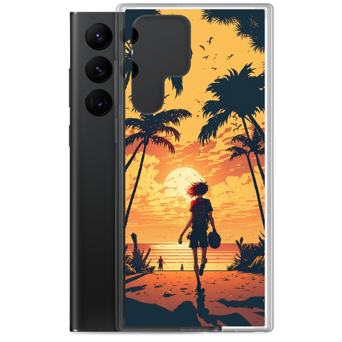 Samsung Case - Sunset Beachgoer