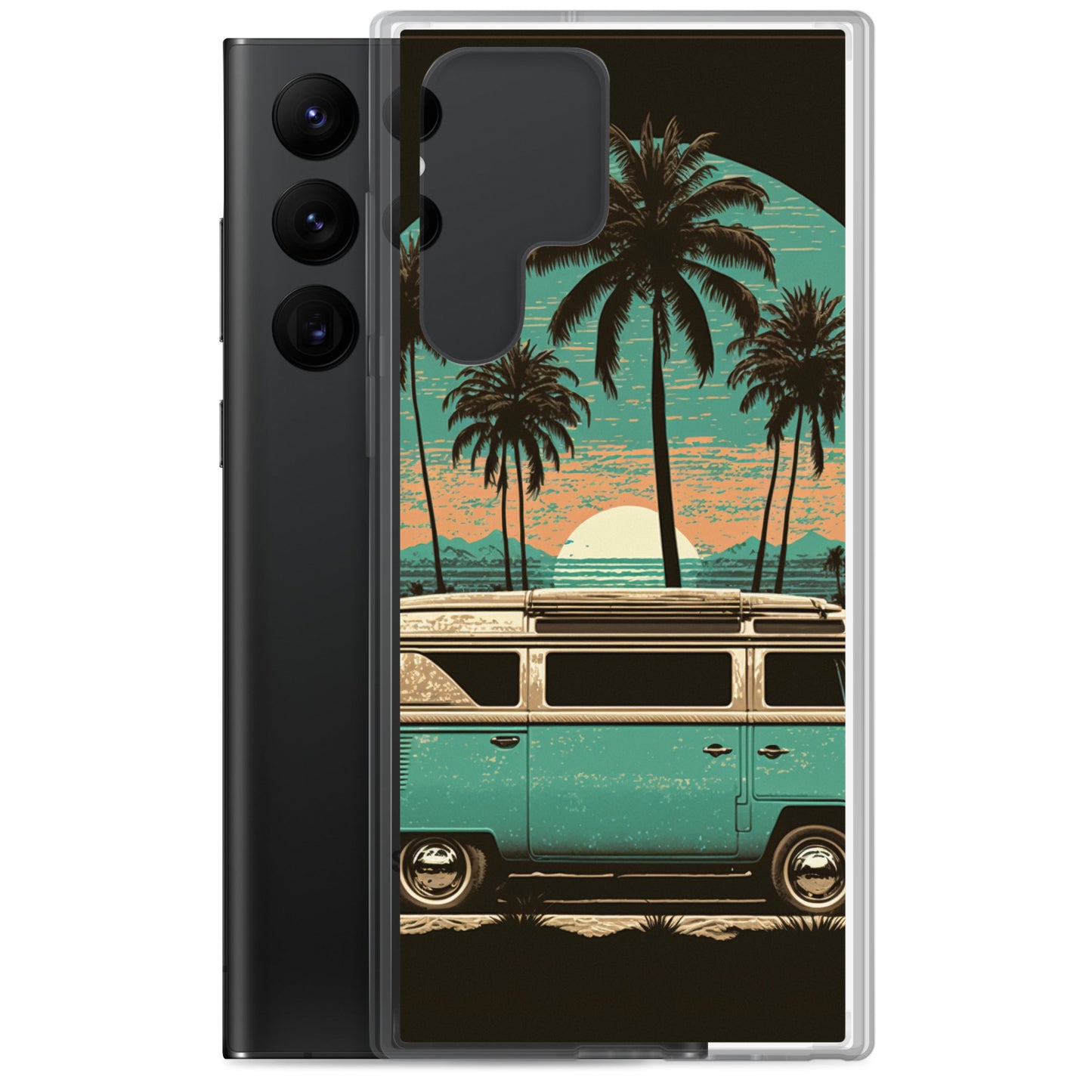 Samsung Case - Teal Beach Camper