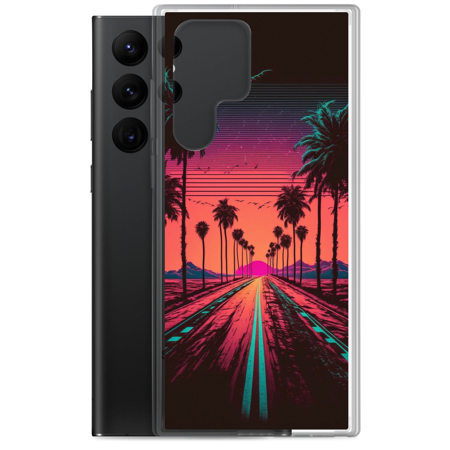 Samsung Case - Synthwave Open Road