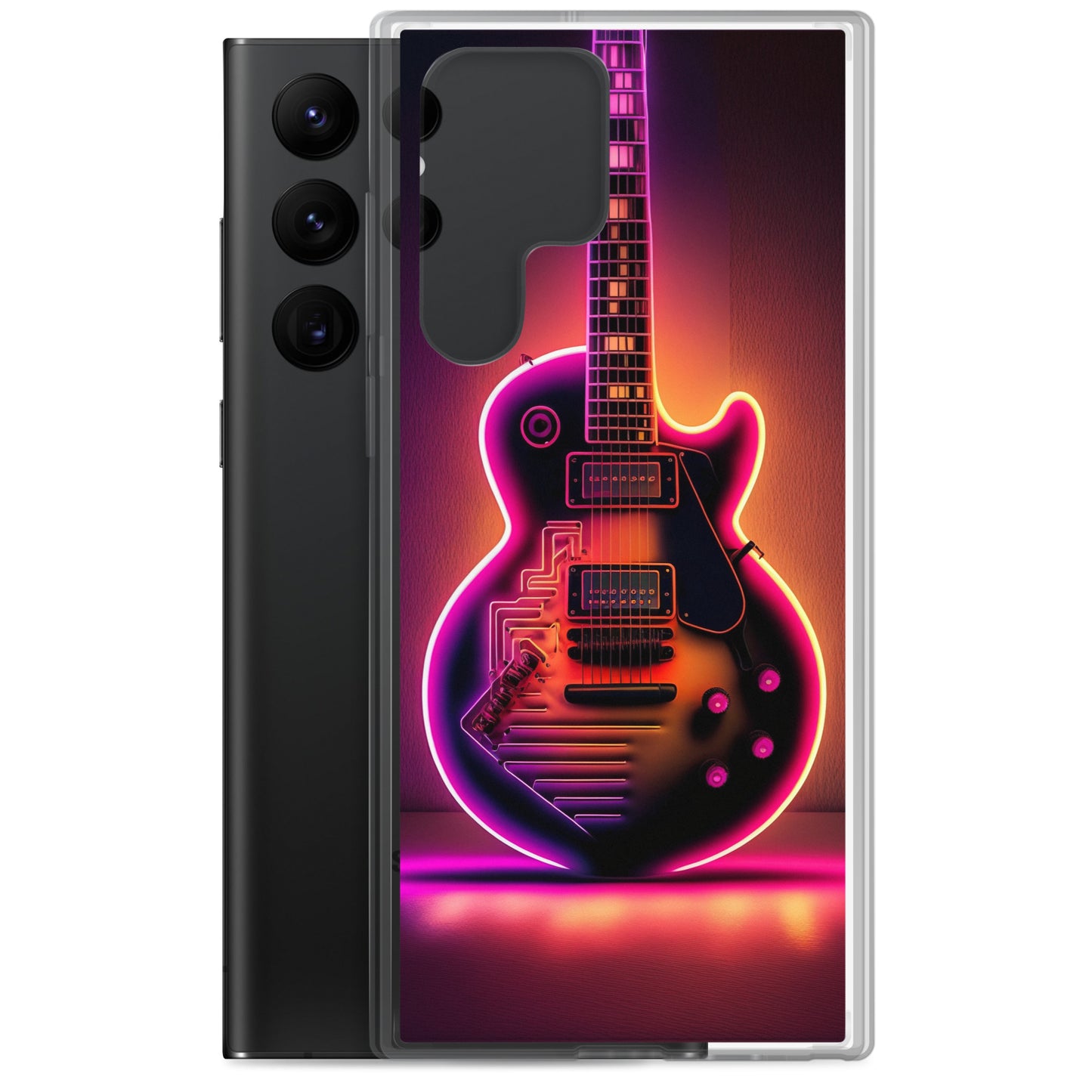 Samsung Case - Synthwave Electric Guitar