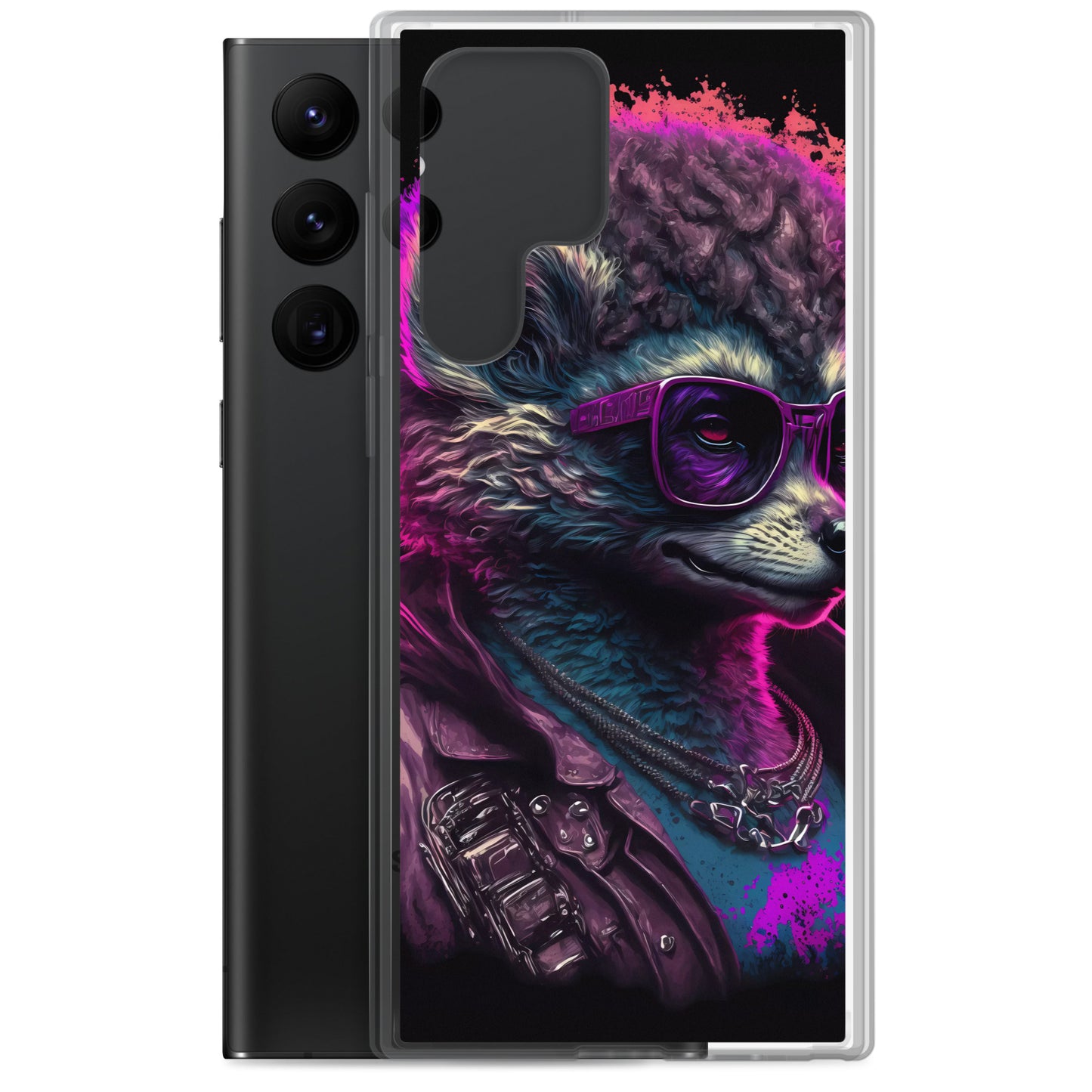 Samsung Case - Synthwave Leather Llama