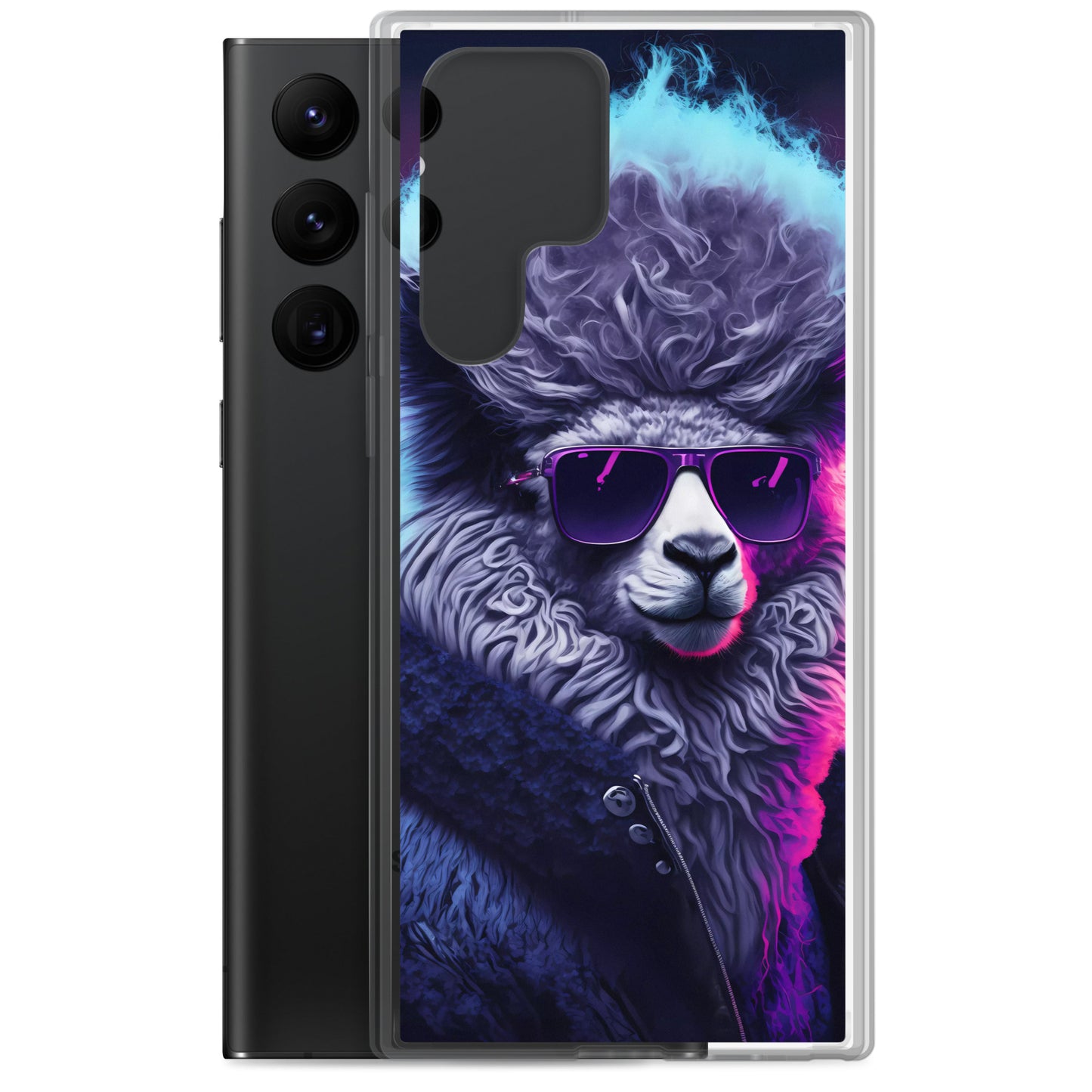 Samsung Case - Synthwave Punk Llama