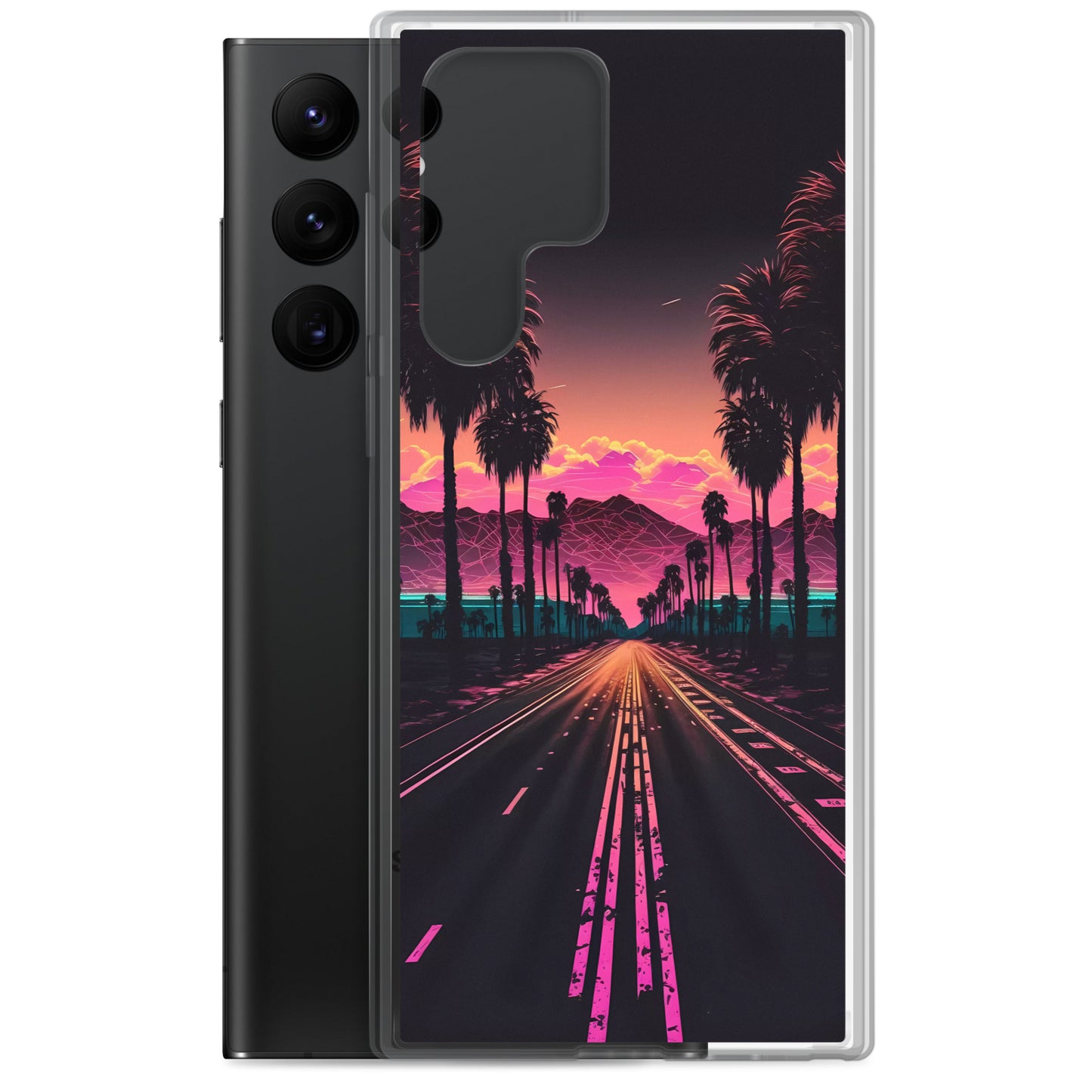 Samsung Case - Synthwave Highway